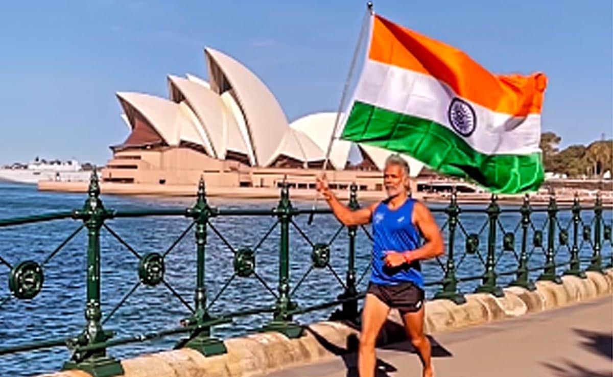 Milind Soman Ran The Sydney Marathon, Shares Clip Of Himself Carrying Tricolour. Arjun Rampal Reacts
