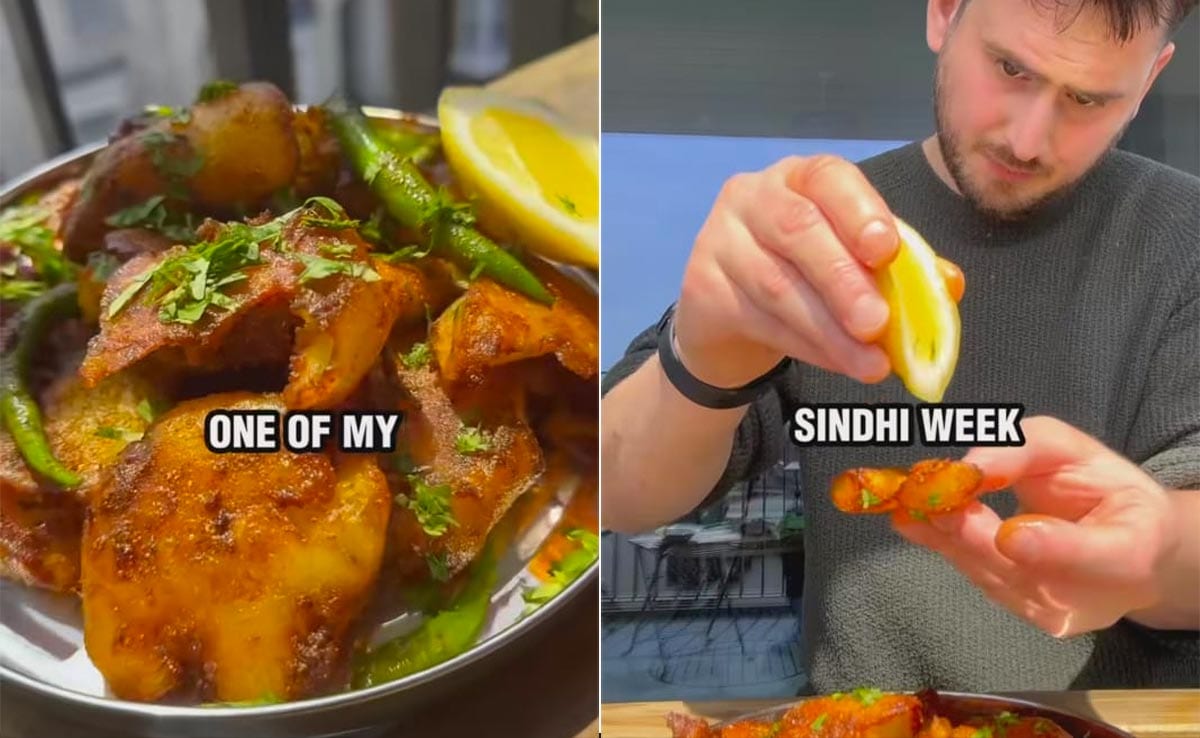 Watch: UK-Based Chef Prepares Sindhi Aloo Tuk, Internet Applauds